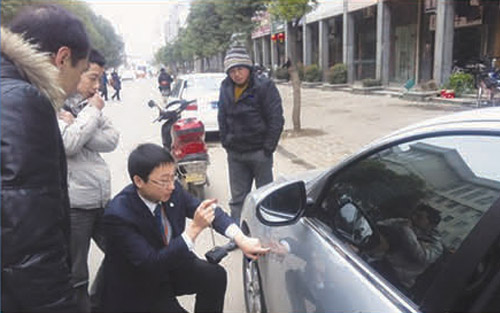 事故車輛(損失)查勘現場